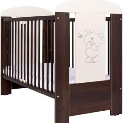 DREWEX Łóżeczko Gwiazdki/Żyrafka/Miś i Motylek 120x60