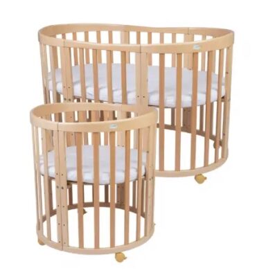 Waldin - łóżeczko owalne 7w1