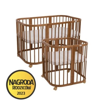 Waldin - łóżeczko drewniane 7w1 kwadrat