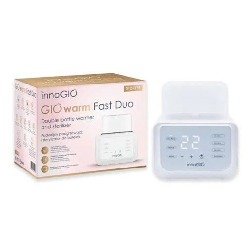 InnoGio - Fast Duo GIO-375  podwójny podgrzewacz i sterylizator butelek